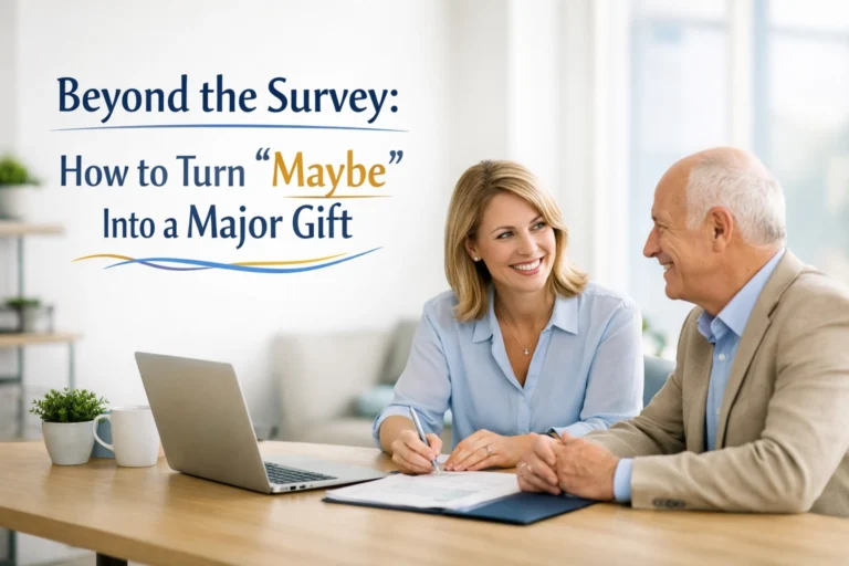 Beyond the Survey: How to Turn 'Maybe' Into a Major Gift