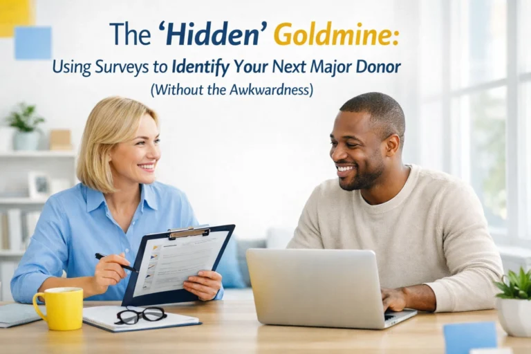 The 'Hidden' Goldmine: Using Surveys to Identify Your Next Major Donor (Without the Awkwardness)