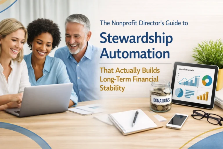 The Nonprofit Director's Guide to Stewardship Automation That Actually Builds Long-Term Financial Stability