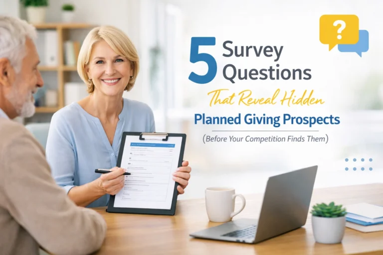 5 Survey Questions That Reveal Hidden Planned Giving Prospects (Before Your Competition Finds Them)