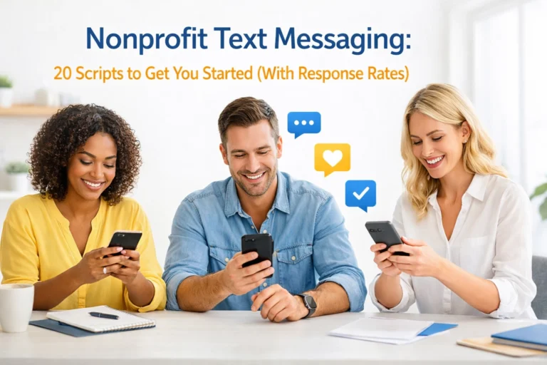 Nonprofit Text Messaging: 20 Scripts to Get You Started (With Response Rates)