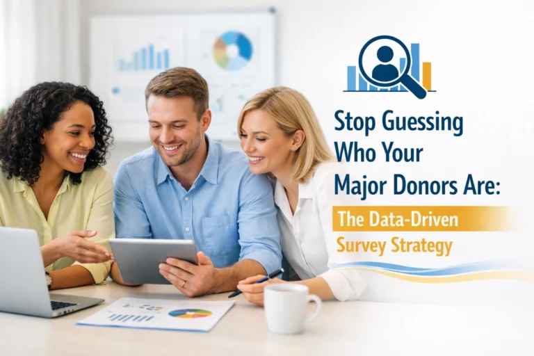 Stop Guessing Who Your Major Donors Are: The Data-Driven Survey Strategy