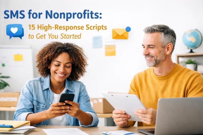 SMS for Nonprofits: 15 High-Response Scripts to Get You Started