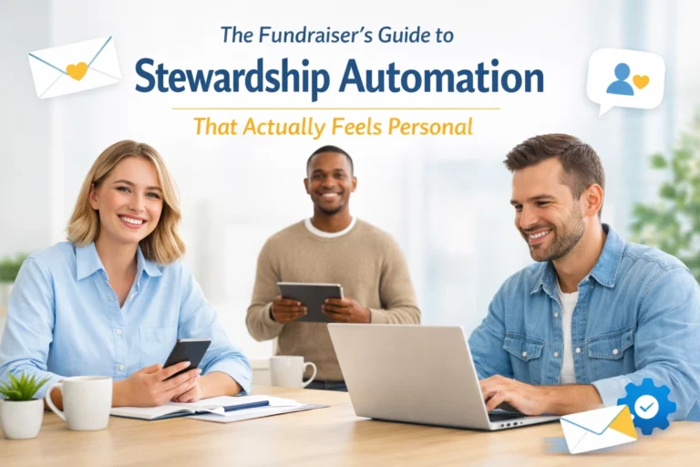 The Fundraiser’s Guide to Stewardship Automation That Actually Feels Personal