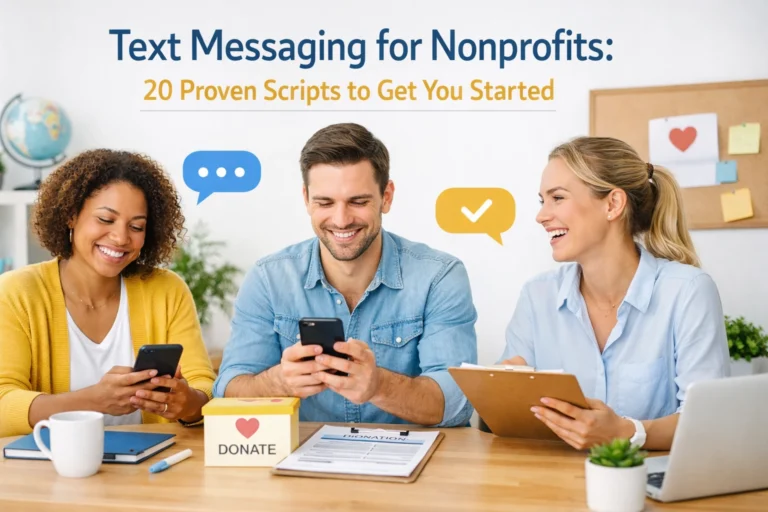 Text Messaging for Nonprofits: 20 Proven Scripts to Get You Started