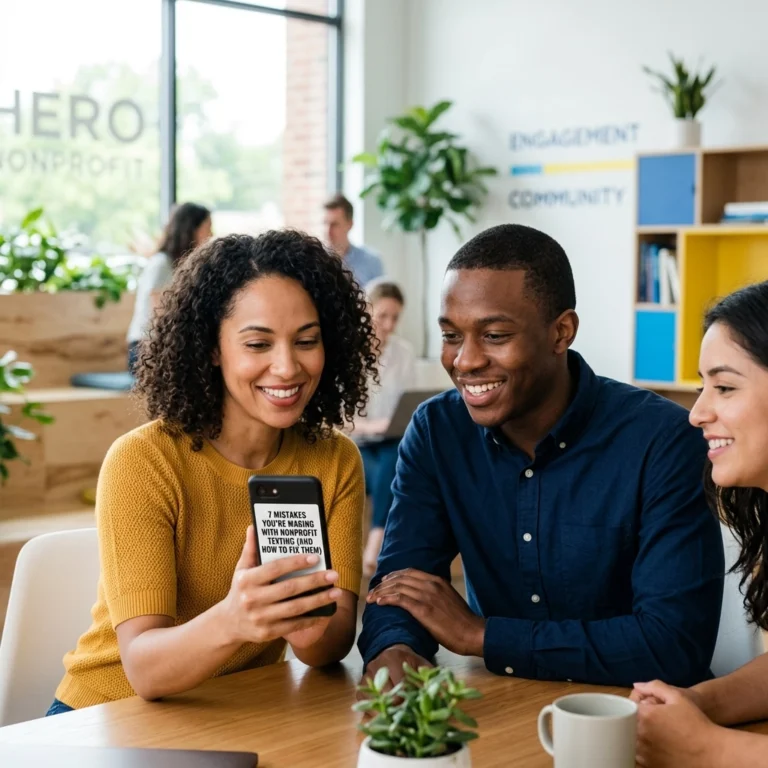 7 Mistakes You’re Making with Nonprofit Texting (and How to Fix Them)