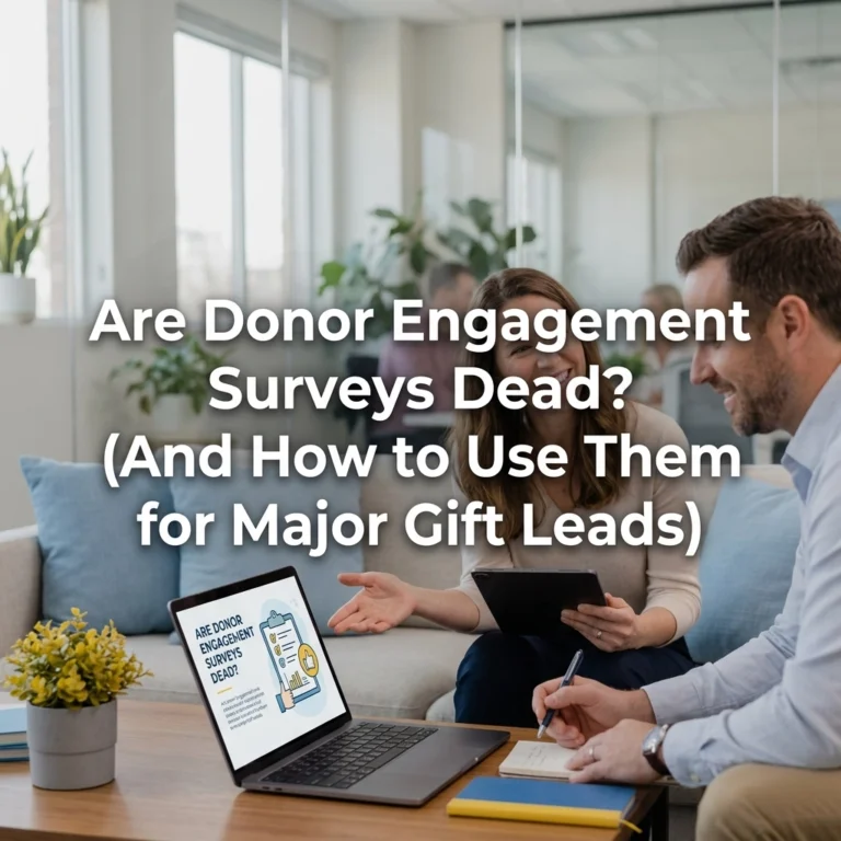 Are Donor Engagement Surveys Dead? (And How to Use Them for Major Gift Leads)