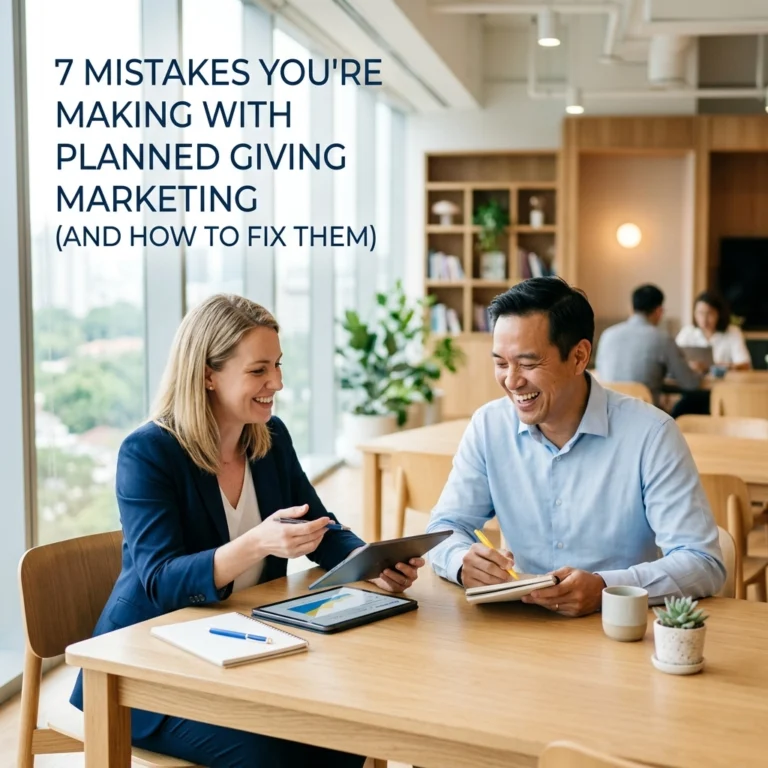 7 Mistakes You’re Making with Planned Giving Marketing (and How to Fix Them)