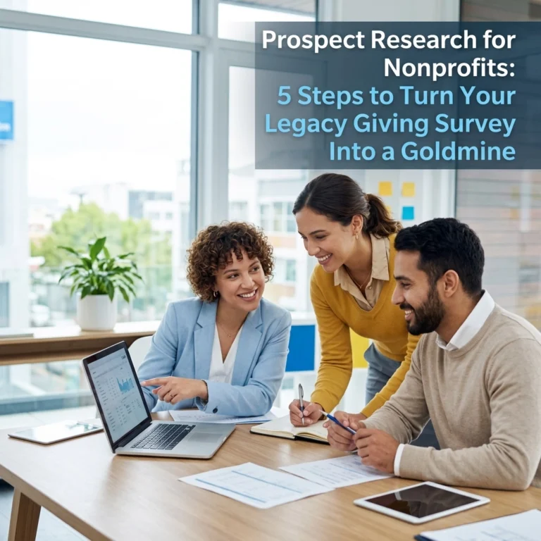 Prospect Research for Nonprofits: 5 Steps to Turn Your Legacy Giving Survey Into a Goldmine
